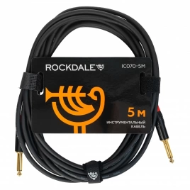 Кабель ROCKDALE IC070-5М разъемы mono jack черный 5 метра