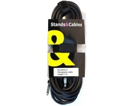 Кабель STANDS CABLES MC-001XJ-7 микрофонный 7 м XLR мама JACK моно