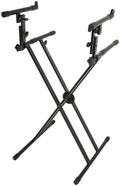 Стойка 2х-ярусная синтезаторная VESTON KS018 черный