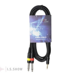 Кабель HardCord AJC-15 Mini Jack mono 1.5m stereo