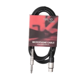 Кабель HardCord MCJ-30 XLR-Jack 3M mono