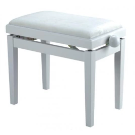 Банкетка RIN HY-PJ018A, белая, кожа