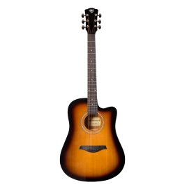 Акустическая гитара ROCKDALE AURORA D5 C GLOSS  SB санберст, глянцевое покрытие