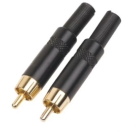 Разъём XLINE CABLES RCON RCA M 05 кабельный RCA папа никель