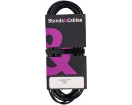 Кабель STANDS CABLES YC-001-5 мини Jack 3.5мм стерео-2*Jack 6.3мм моно распаянный длина 5м