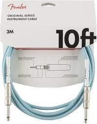 Кабель FENDER 10 OR INST CABLE DBL длина 3,05 м инструментальный синий