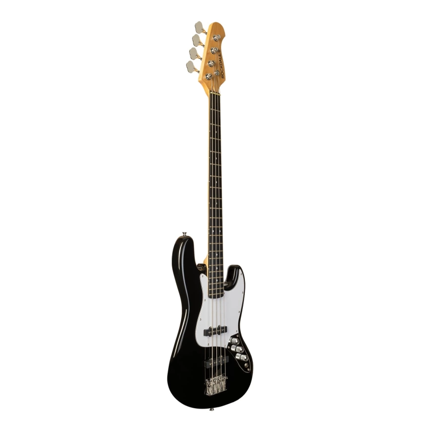Бас гитара ROCKDALE STARS JB BASS Black форма корпуса джаз бас фото 3