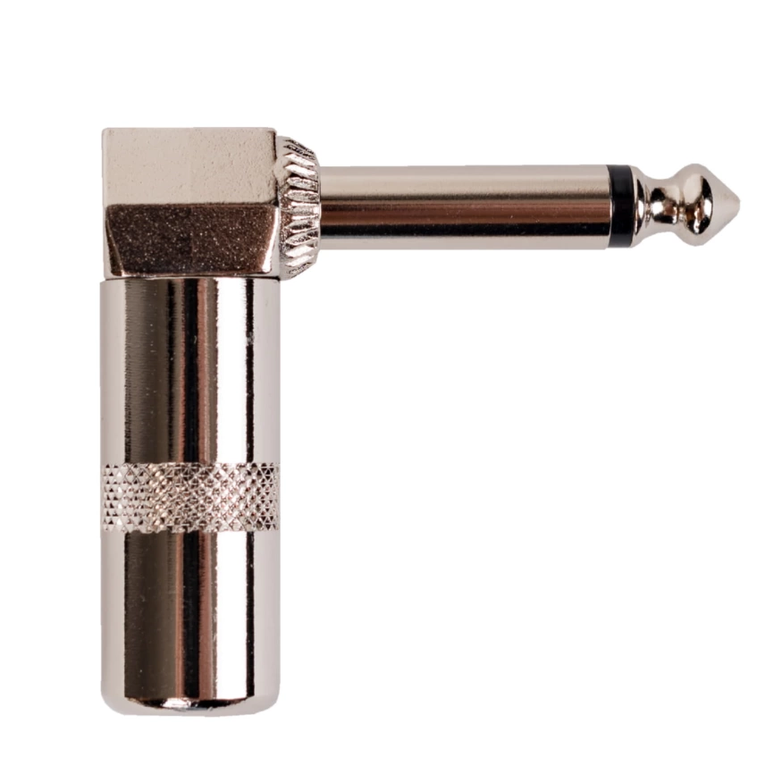 Разъём ROCDALE P054 угловой джек TS для небалансных соединений фото 2