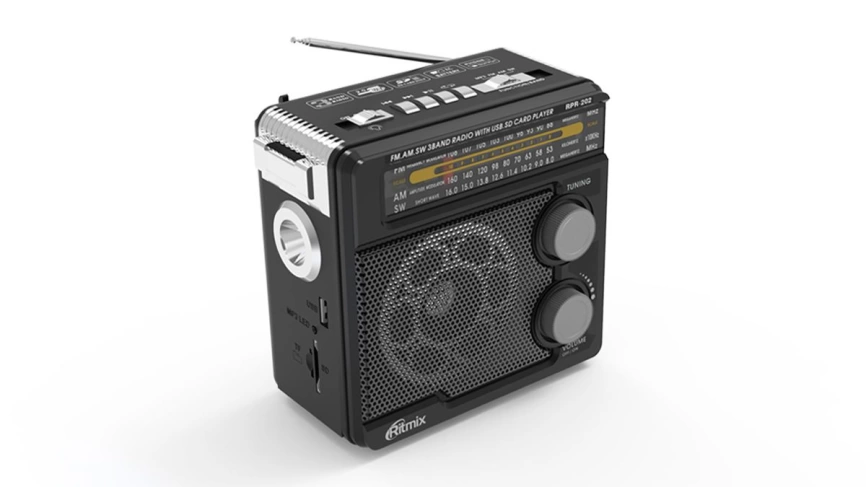 Радиоприёмник RITMIX RPR-102 Black фото 1