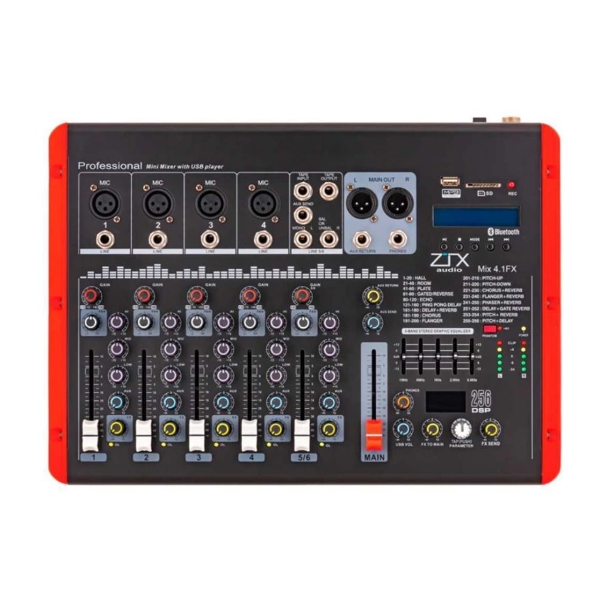 Микшерный пульт ZTX audio MIX 4.1Fx фото 1