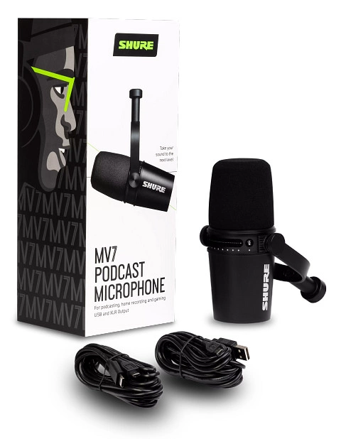 Студийный микрофон SHURE MOTIV MV7K фото 5