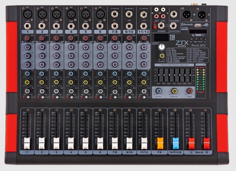 Микшерный пульт ZTX audio PRO 6.3Fx фото 1