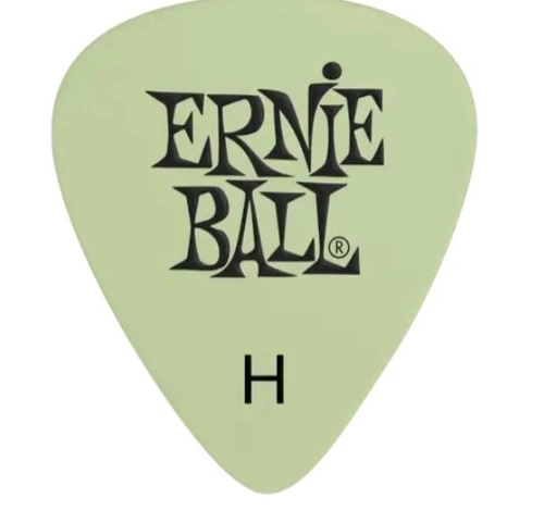 Медиатор ERNIE BALL 9226 толстые 0,94мм белые светятся в темноте фото 1