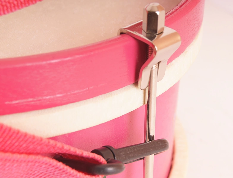 Барабан детский LUTNER FLT-KTYG-1A розовый с палочками фото 2