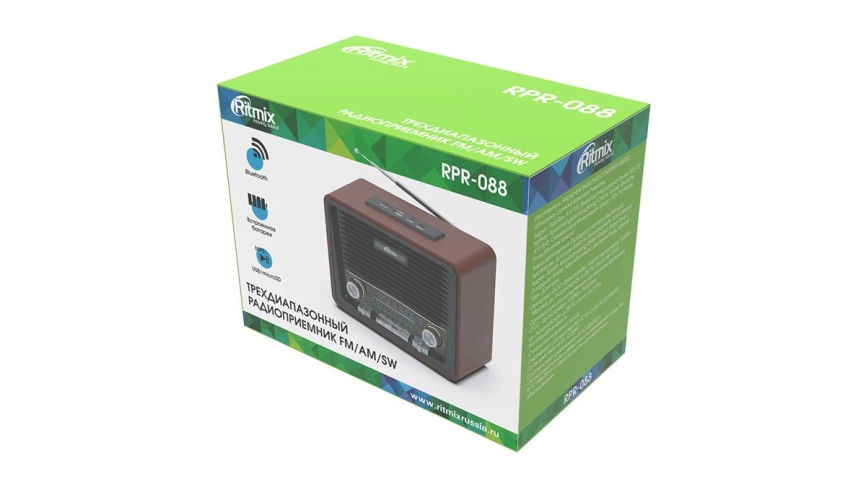 Радиоприёмник RITMIX RPR-088 BLACK фото 4
