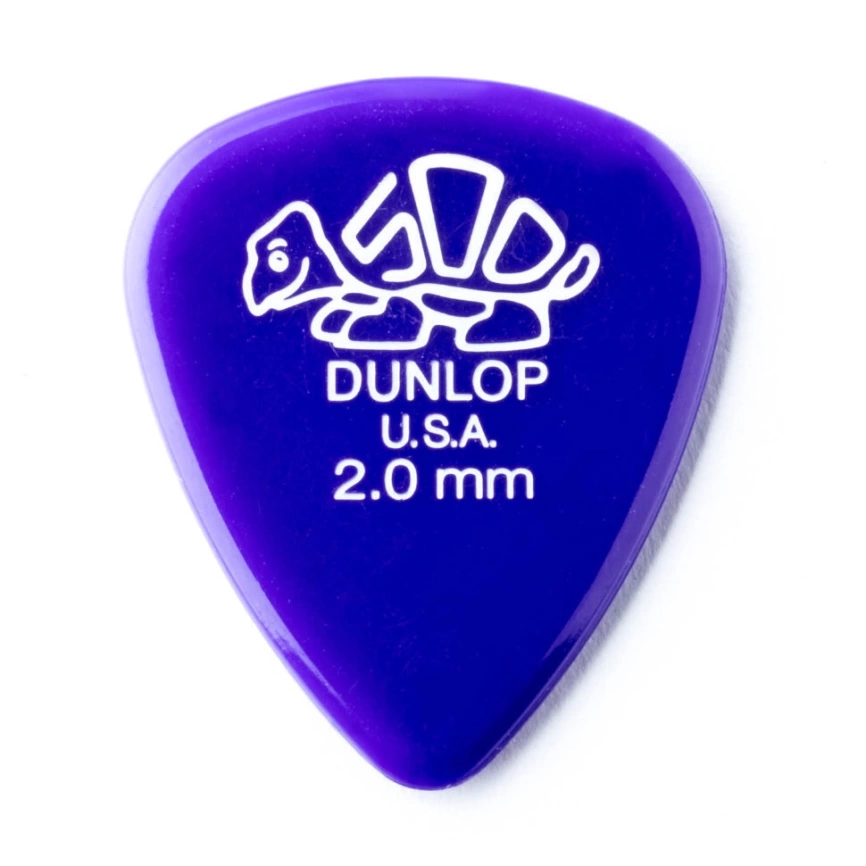 Медиатор DUNLOP 2mm 41P2.0 Derlin 500 фото 1