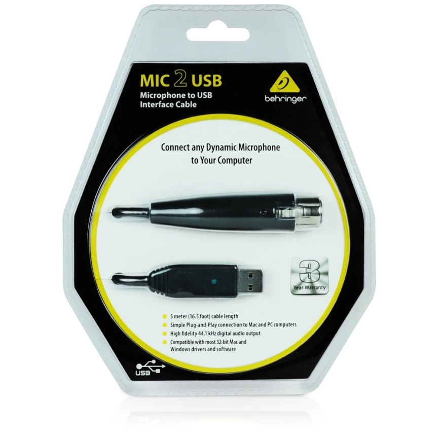 Интерфейс BEHRINGER MIC2USB фото 1