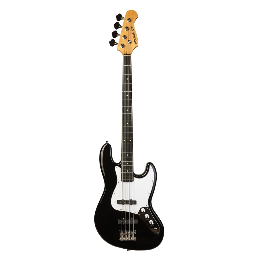 Бас гитара ROCKDALE STARS JB BASS Black форма корпуса джаз бас фото 1