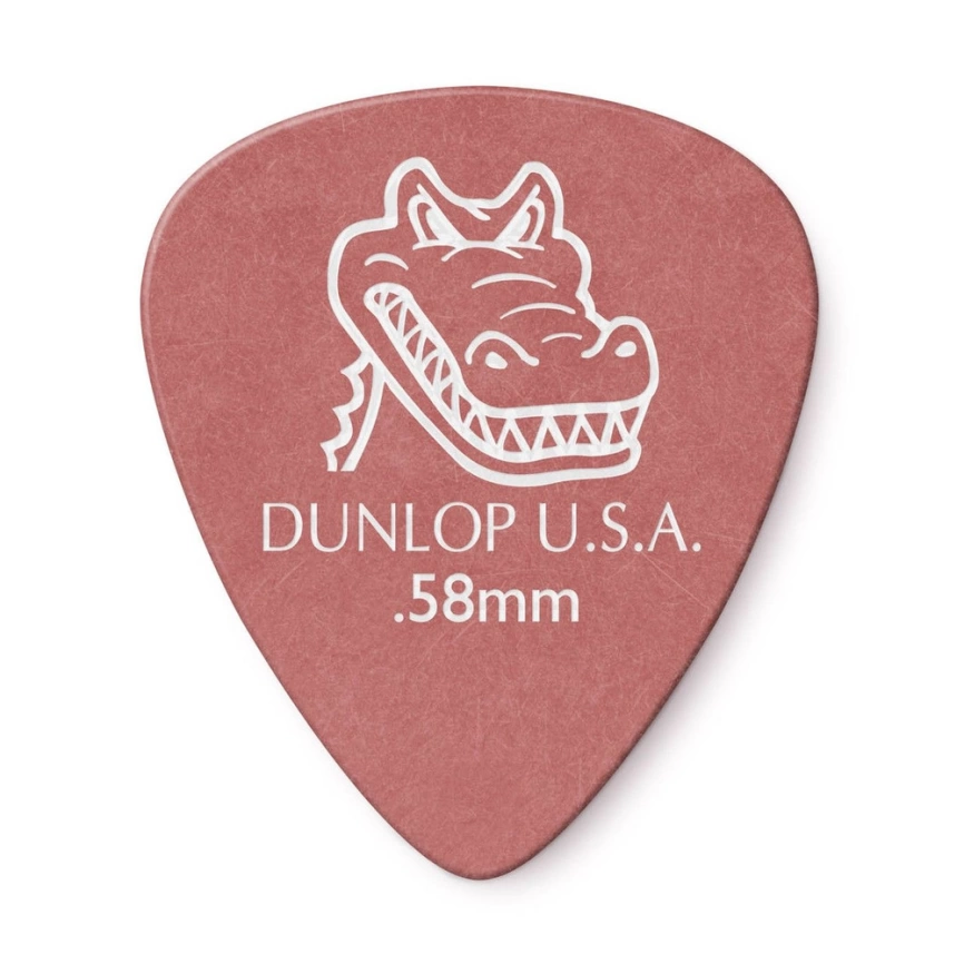 Медиатор DUNLOP 0.58 417P. 58 Gator Grip фото 1