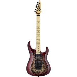 Электрогитара CORT X-11QM WRB цвет Wine Red Burst