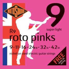 Струны д/эл.ROTOSOUND R9 Strings Nickel Super Light (9-42)