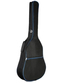 Чехол для акустической гитары (12 стр.) утепленный TUTTI ГА-2 (кант фиолетовый) цвет черный