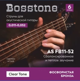 Струны д/ак BOSSTONE CLEAR TONE AS FB11-52