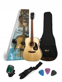 Акустическая гитара CORT CAP810- OP (Cort AD810 и комплект аксессуаров:чехол, медиаторы,тюнер)