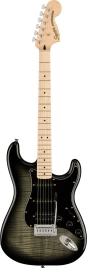 Электрогитара FENDER SQUIER AFFINITY 2021 STRATOCASTER  FMT HSS MS BLACK BURST