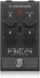 Напольная педаль эффекта дисторшн TC ELECTRONIC FANGS METAL DISTORTION