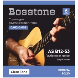 Струны д/ак BOSSTONE AS B12-53 Ваккумная упаковка