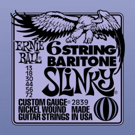 Струны д/баритон гитары ERNIE BALL 2839