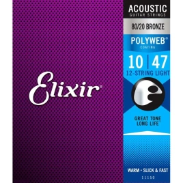 Струны д/ак ELIXIR 11050(12-53)