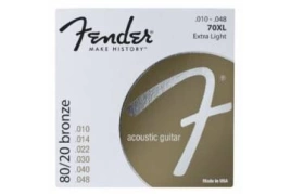 Струны д/ак FENDER 70XL 10-48