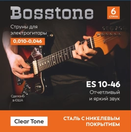 Cтруны д/эл. Bosstone Clear Tone ES 10-46