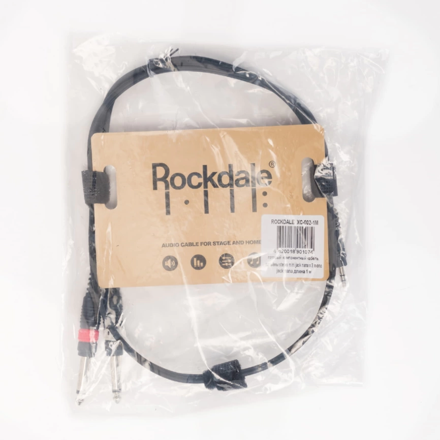 Кабель ROCKDALE XC-002-1M JACK MINI JACK фото 4