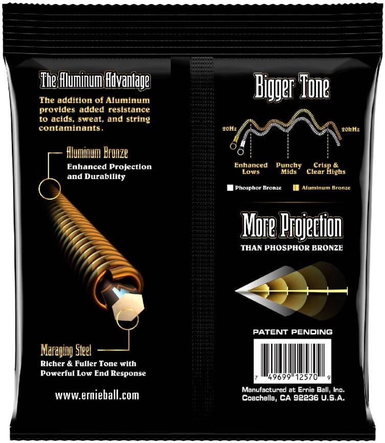 Струны д/ак ERNIE BALL 2570 фото 2