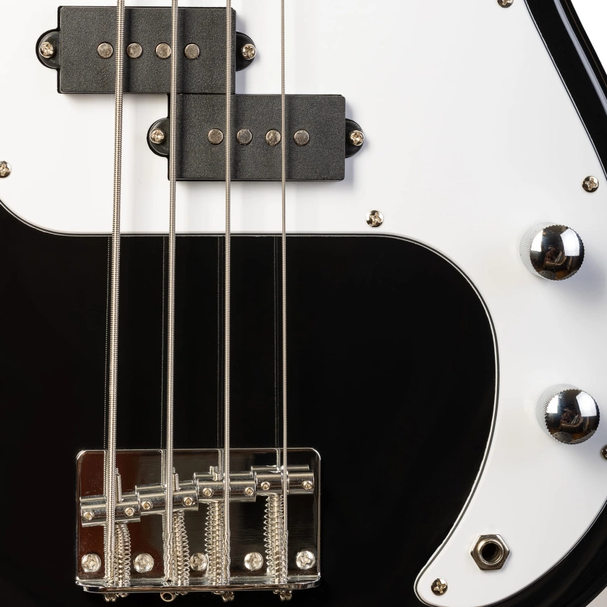Бас гитара ROCKDALE STARS PB BASS Black форма корпуса пресижн бас фото 4
