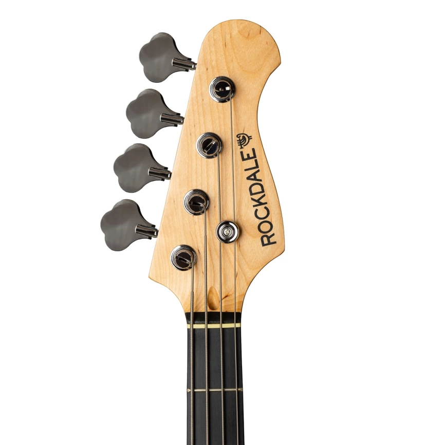 Бас гитара ROCKDALE STARS JB BASS WHITE типа джаз бас белый фото 10