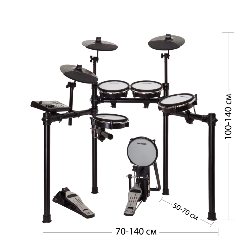 Электронная ударная установка ROCKDALE STROM MESH 1 (SD61-6) фото 6