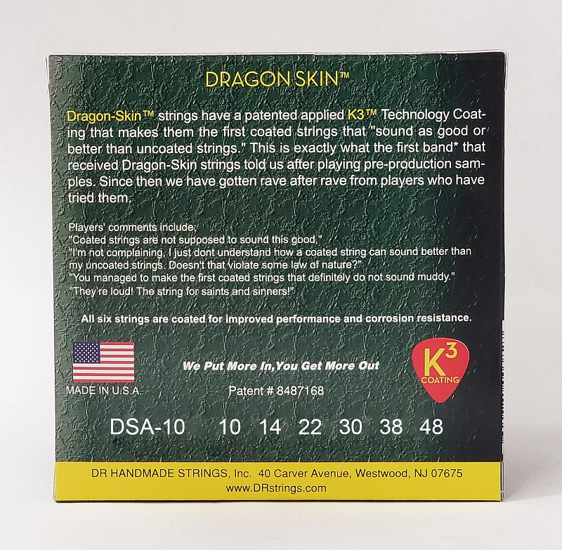 Струны д/ак DR DSA-10 (10-48) фото 3