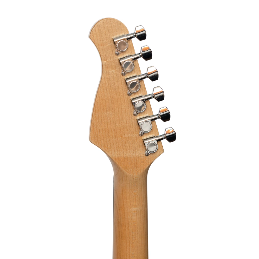 Электрогитара ROCKDALE STARS PLUS HSS MAPLE BK черный фото 9