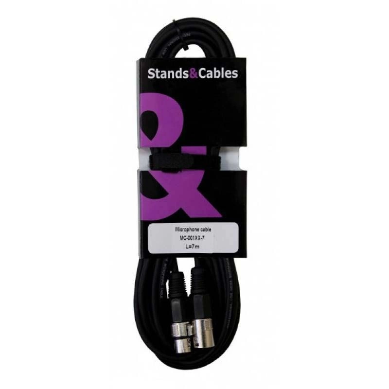 Кабель STANDS CABLES MC-001XX-7 микрофонный 7м XLR-XLR фото 1