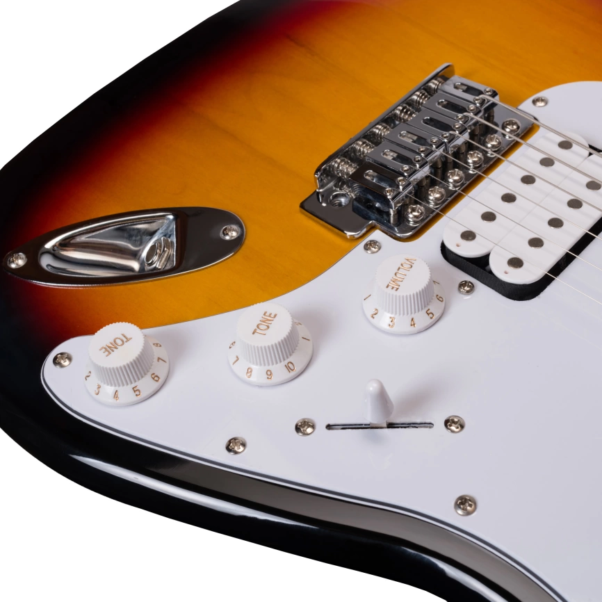 Электрогитара ROCKDALE STARS HSS SB санберст фото 8