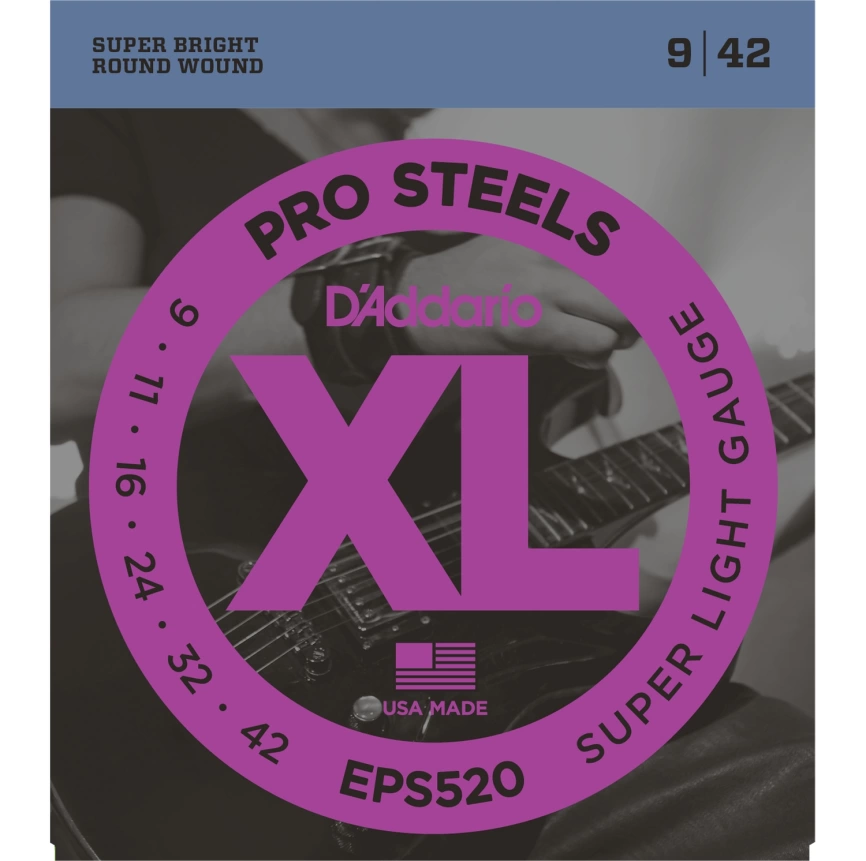 Струны д/эл.DADARIO EPS520 XL PRO STEEL фото 1