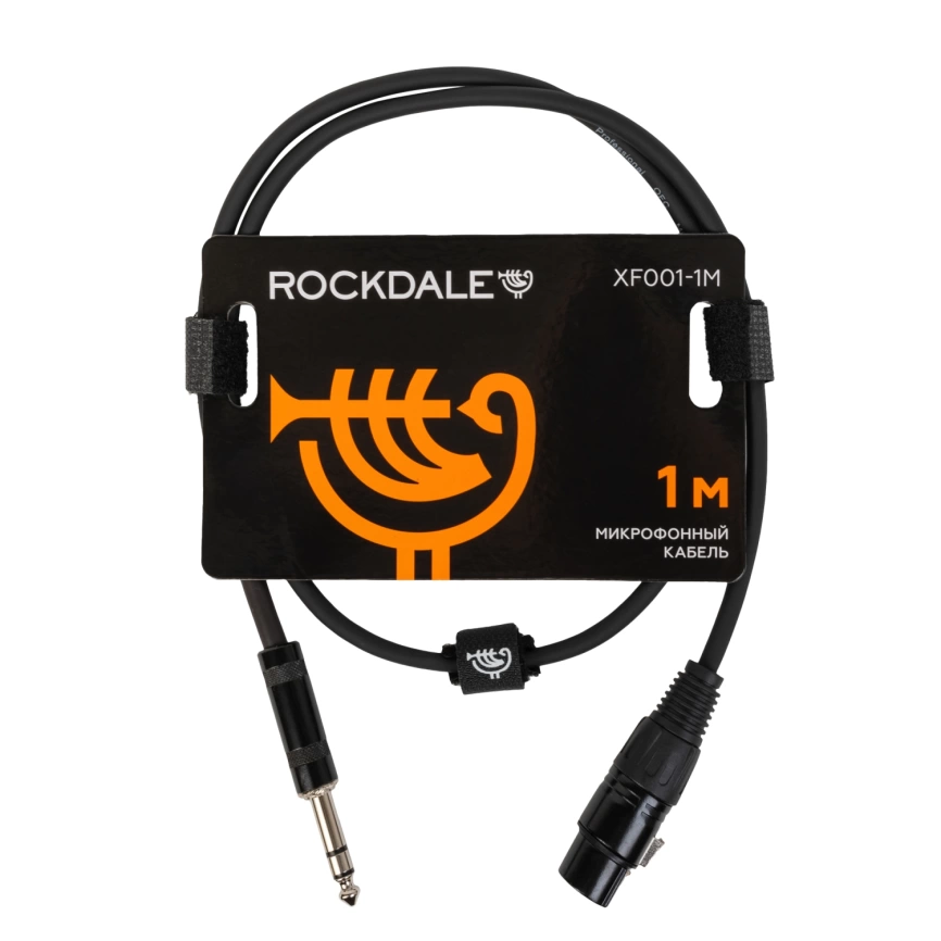 Кабель ROCKDALE XF001-1M разъем XLR фото 1