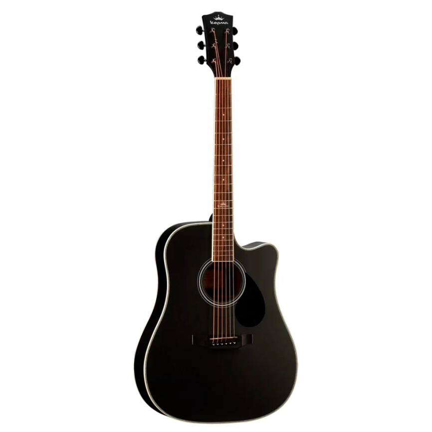 Акустическая гитара KEPMA D1C Black черный глянцевый фото 1
