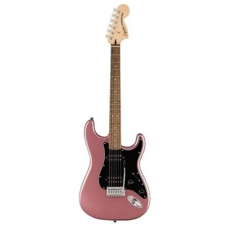 Электрогитара FENDER SQUIER AFFINITY STRATOCASTER HH LRL BGM цвет винный фото 1