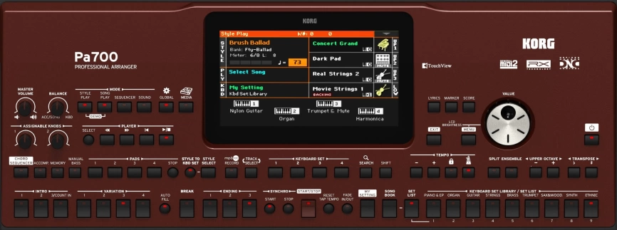 Проф.аранжировочная станция KORG PA700 фото 3