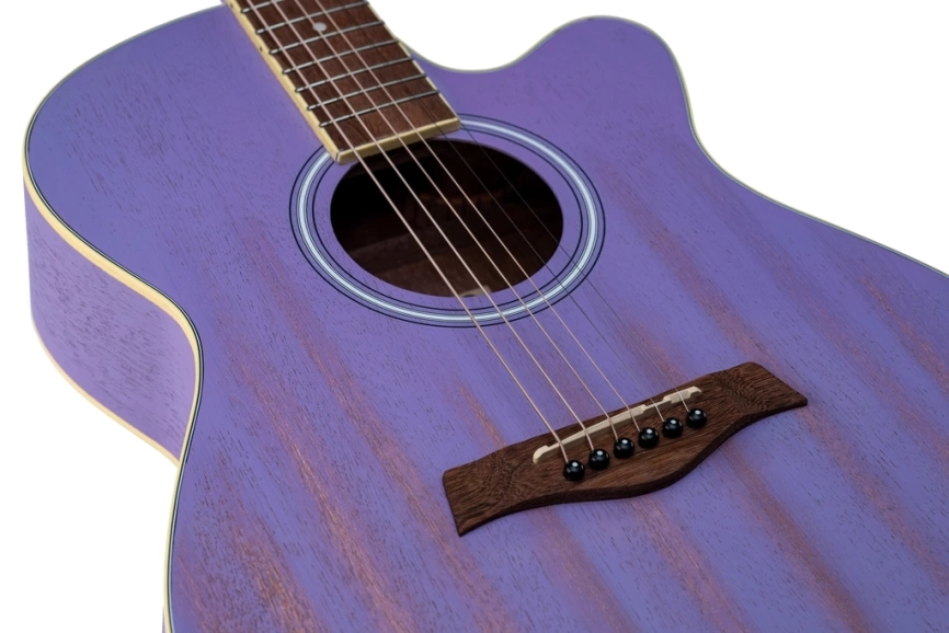 Акустическая гитара Sevillia IWC-235 MTP розовый фото 11